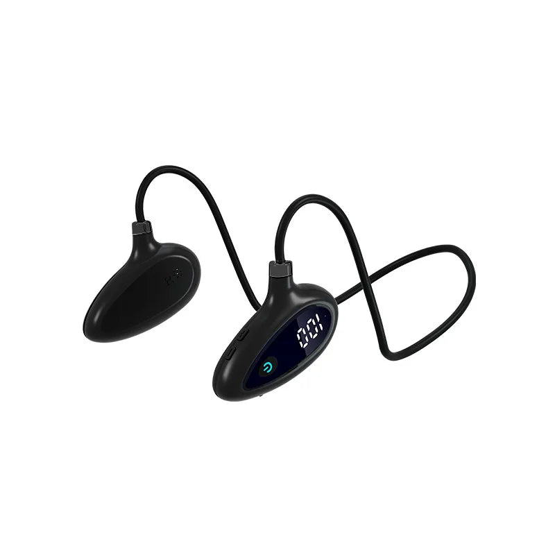 Neck Mounted Bluetooth Earphone Support Card Insertion Bluetooth 5.3 Long Bttery Life Not In Ear Power Display Sport Earphone