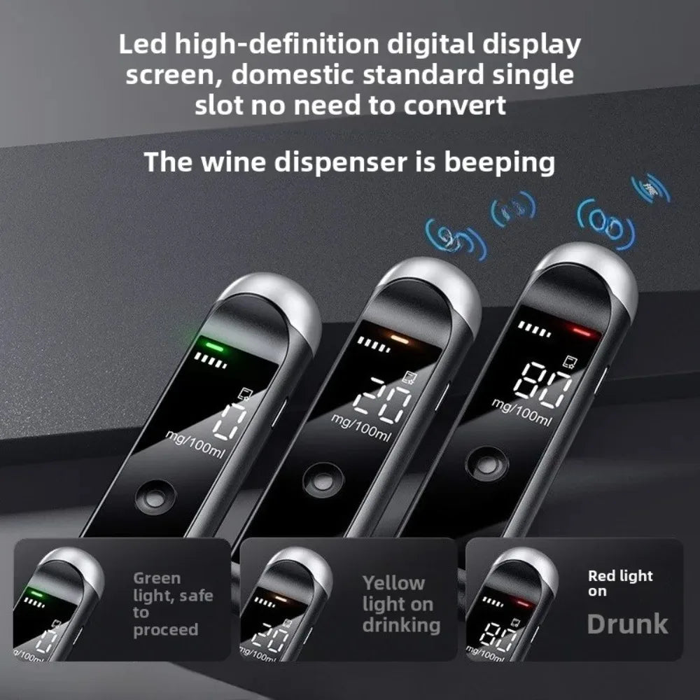 Automatic Breathalyzer Professional Breathalyzer Rechargeable Alcohol Concentrator Tool Suitable Personal And Professional Use