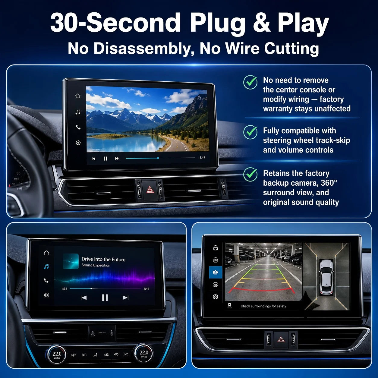 Wired To Wireless CarPlay Android Auto Adapter Built in Independent Android 15 OS Supports IPTV YouTube Netflix Plug and Play