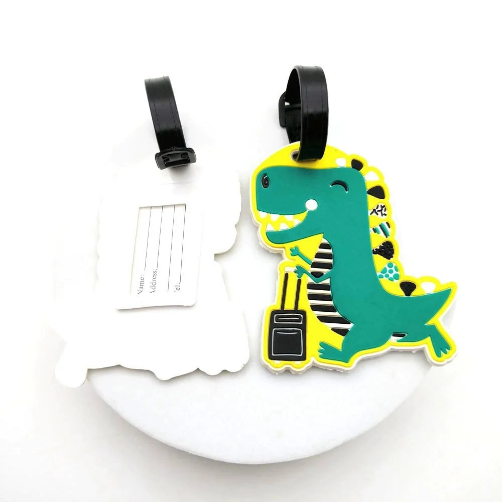 Cute Luggage Tags for Women Men, Travel Suitcase Tags Luggage Tags Series Identify Label Checked Baggage Anti-loss Tag