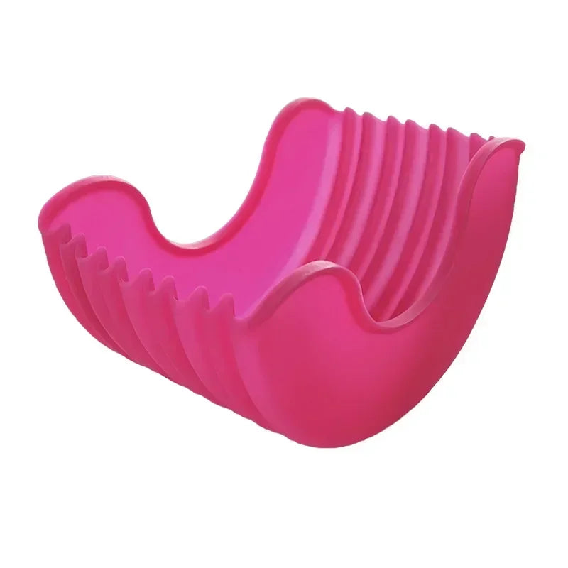 1pcs Hot selling silicone burger clip, no contact and anti drop burger fixing box tray