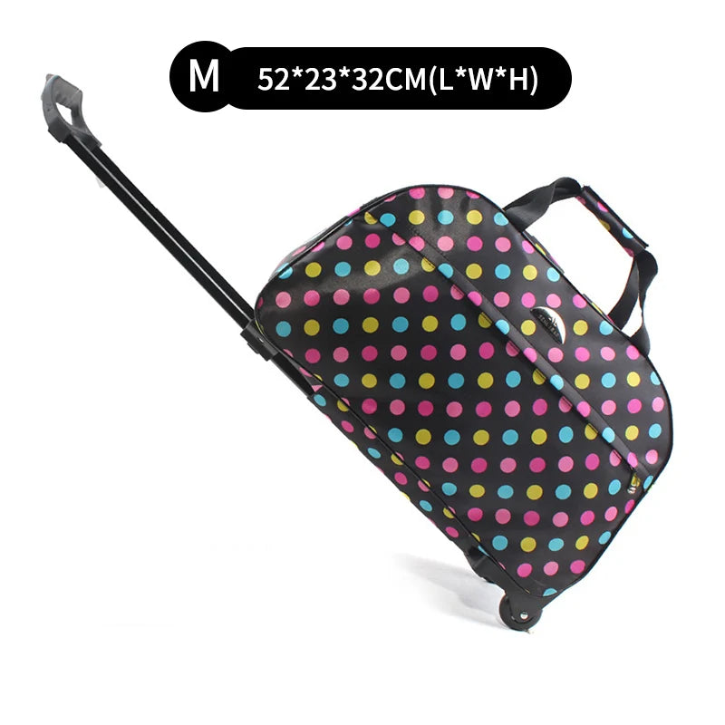 Suitcase And Travel Bags Wheels New Waterproof Large Capacity Carry On Luggage Trolley Handbag Unisex Valises A Roulettes