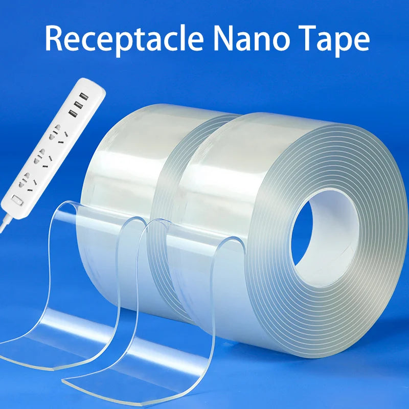 Nano Tape Double-Sided NanoTape Double-Sided Adhesive Tape High Viscosity and Is Fixed on the Wall Without Leaving Traces