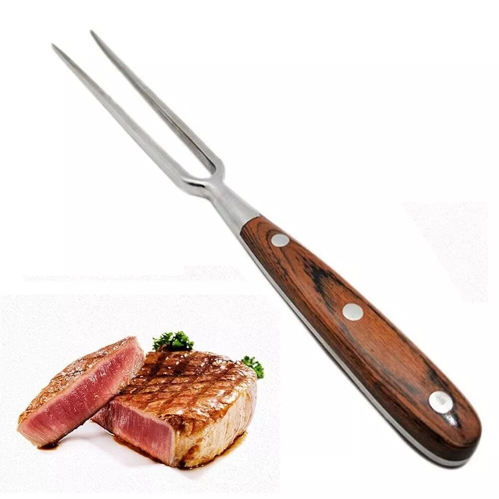 Stainless Steel Cooking Carving Fork Barbecues BBQ Tool Meat Fork Kitchen Gadgets