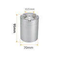 Cool Premium Feel Mechanical Rotating Ashtray with Lid Ash Tray for Smoking Accessories Home Car Gift for Boyfriend