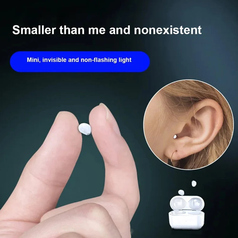 Mini Wireless Earbuds Noise Canceling Waterproof Wireless Bluetooth 5.2 Headphones  with Noise Cancelling Mic Charging Case
