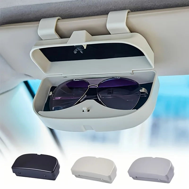 Car Mounted Eye Box, Car Supplies, Sun Visor, Eyeglass Frame, Multifunctional Sunglasses Box, Storage Box, Buckle Type