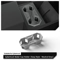 LUCKEASY for Tesla Cybertruck 2024-2026 Cup Holder Central Control Drinks Holder Silicone Water Cup Storage Box Car Accessories