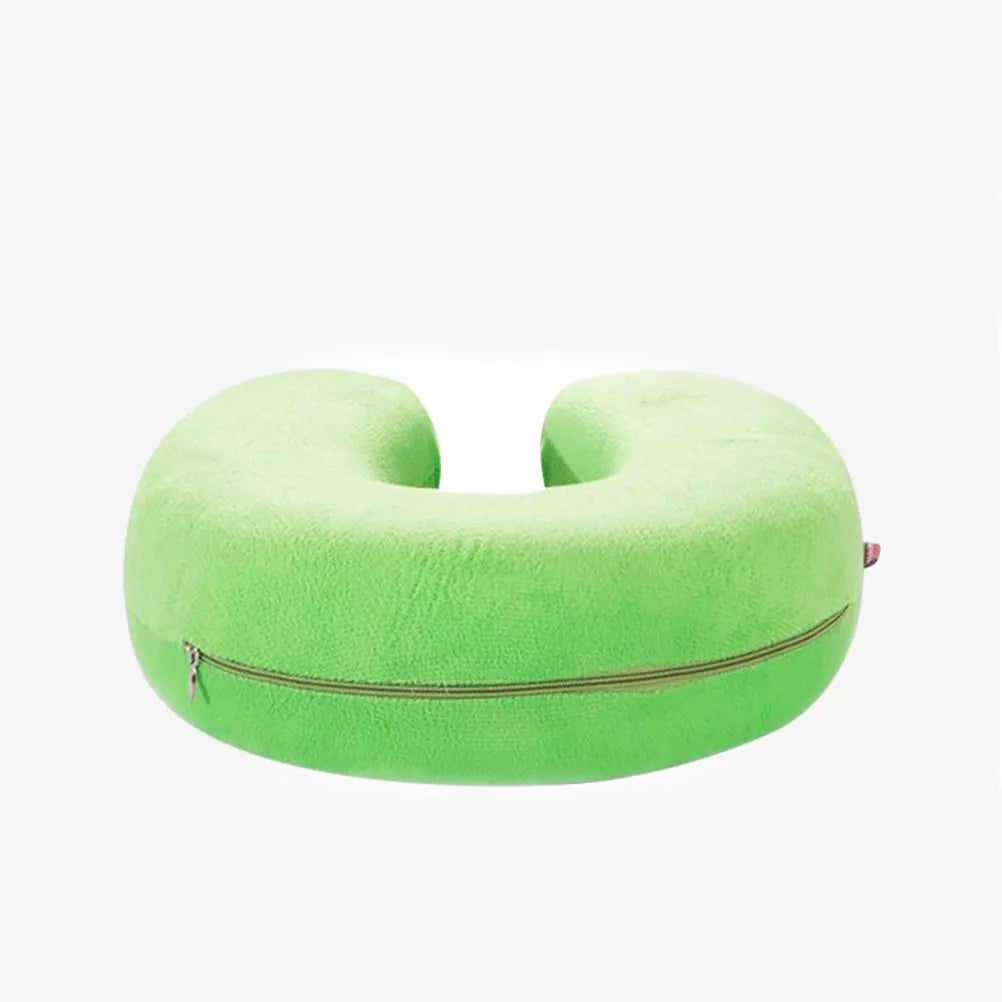 Memory Foam U-Shaped Neck Pillow Support Cushion Travel Pillow for Cars Airplanes Home Office Removable Cover Neck Cushion