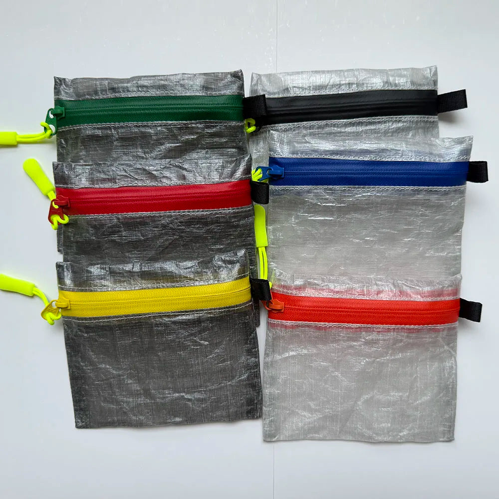 DCF Mini Storage Bag Ultralight YKK Zipper Pouch Coin Wallet Outdoor Camping Hiking Waterproof Orgainizer Sack For Earphone