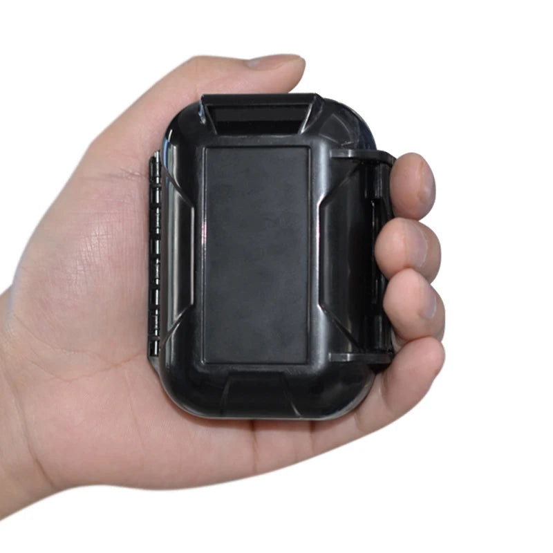KZ ABS Wired Earphone Storage Bag Compression Resistant Hardness Headphone Case Black Portable Mini Earphone Storage Box