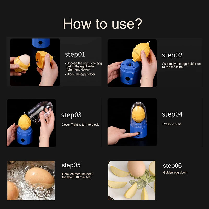 Electric Golden Egg Maker Eggs Yolk White Mixer USB Rechargeable Egg Stiring Blender Kitchen Automatic Eggs Scrambler Shaker