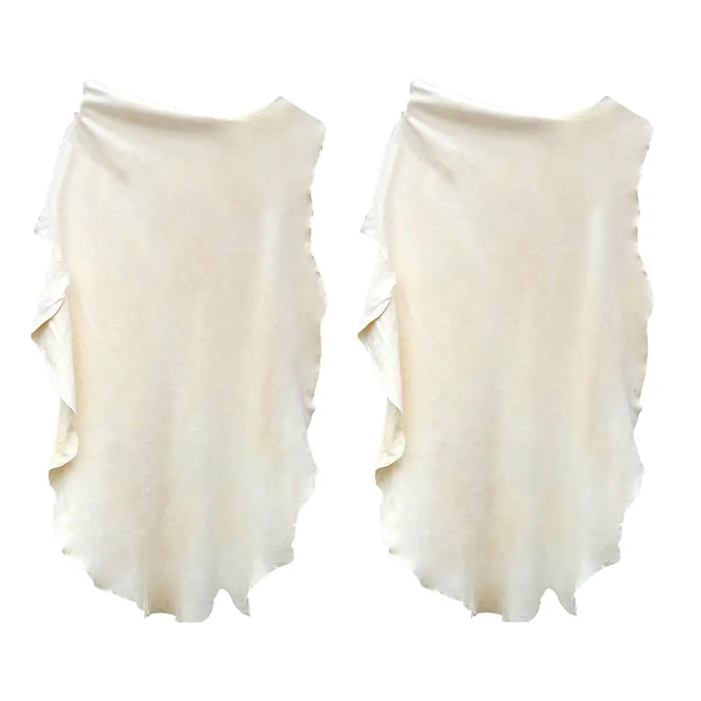 Car Natural Chamois Free Shape Clean Genuine Leather Cloth Suede Ultra Absorbent Quick Dry Towels for Car Wash Cleaning Cloth