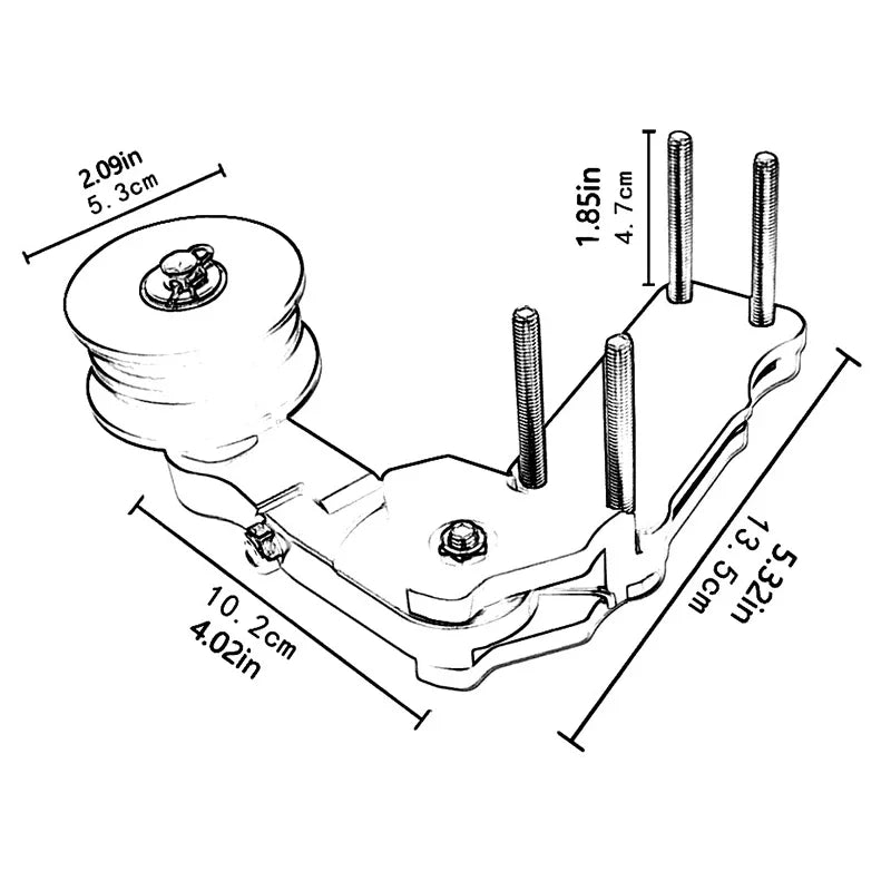 Universal Adjust Chain Tensioner Bolt Roller Motorcycle Modified Durable Modification Accessories Chain Automatic Regulator