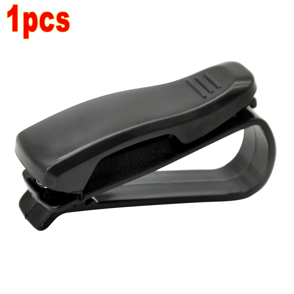 Car Glasses Case Universal Car Sun Visor Glasses Holder Sunglasses Clip Card Ticket Eyeglasses Holder Auto Interior Accessories