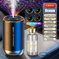 Car Air Freshener 3 Color Essential Oil Fragrance Diffuser Smell Distributor USB Rechargeable Aromatherapy Scent Air Refresher