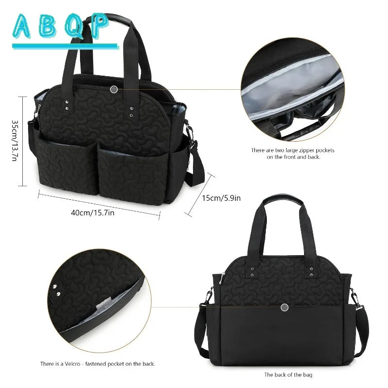 Stroller Hanging Bag Large CapacityStroller Diaper Bag Fashionable Multifunctional Outing Baby Products Storage Bag High Quality