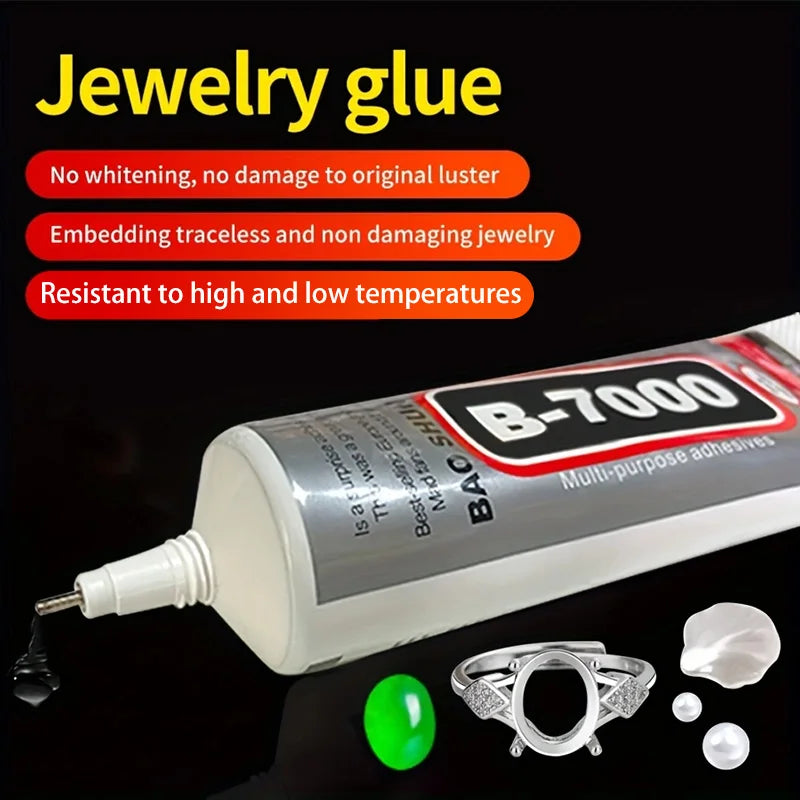 1pc B7000 transparent glue,with precision nib,rhinestone glue,rhinestone Ziai jewelry glue,jewelry glue,jewelry process makeup