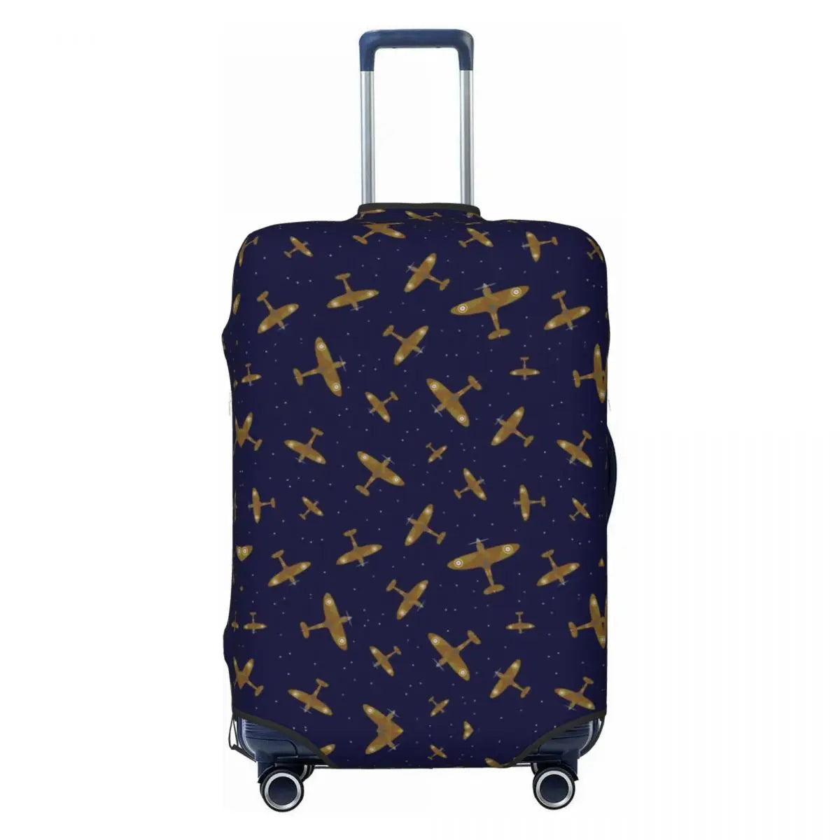 Custom Fashion Airbus Fighter Pilot Luggage Cover Protector Washable Aviation Airplane Travel Suitcase Covers