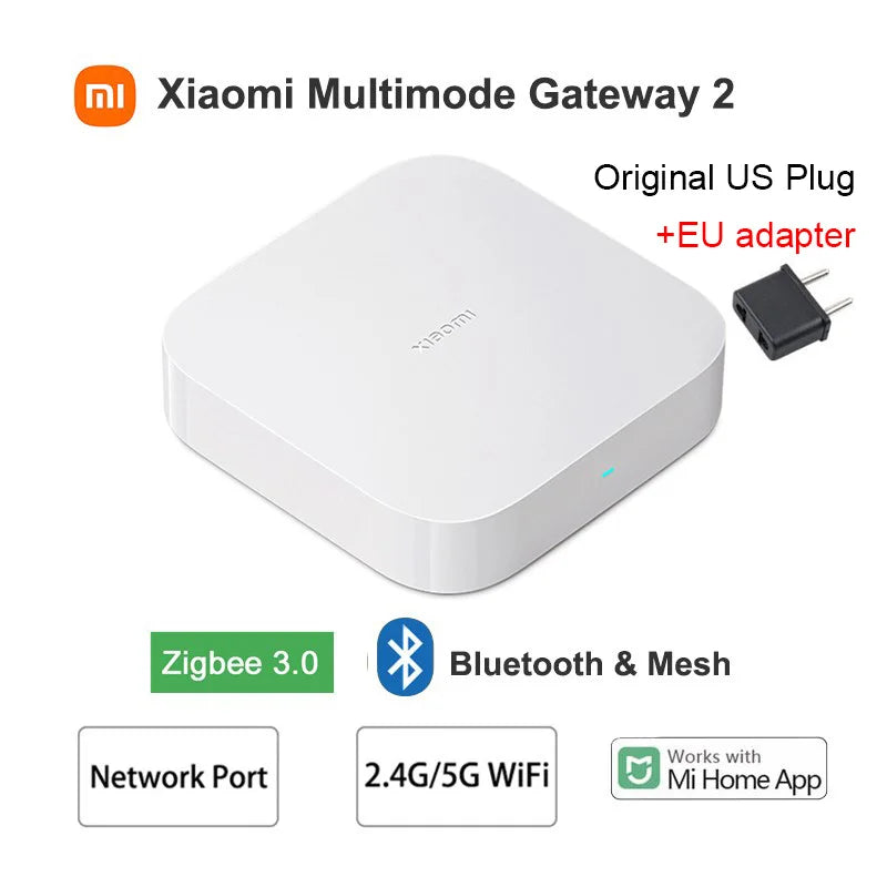 Xiaomi Smart Home Kit Mijia Gateway 3 Aqara Hub Door Human Body Sensor Temperature Humidity Sensor Wireless Switch Water Sensor
