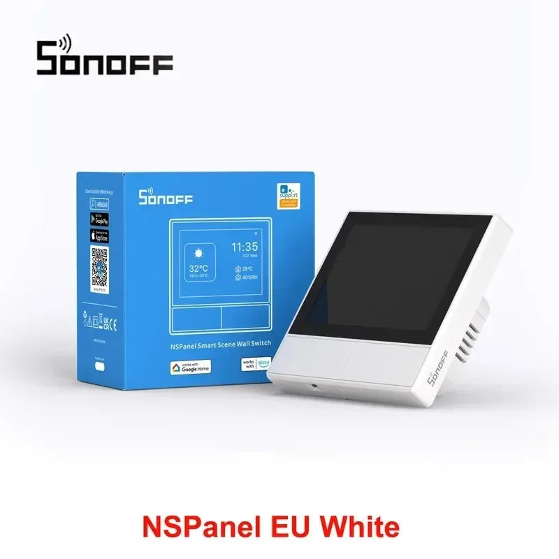 SONOFF NS Panel NSPanel EU/US Smart Home Control Panel Sonoff Wall Switch Supports Voice Assistant Control with Ewelink