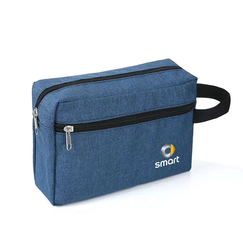 Portable Car Key Case Driver License Holder Credit Card Bag for Smart Fortwo 451 450 453 EQ Forfour Car Accessorie