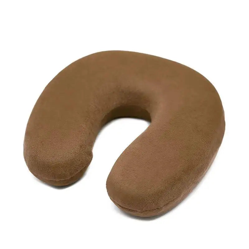 Memory Foam Pillow Neck Support Travel  Portable Slow Rebound U-Shaped Ergonomic Breathable Soft Neck Warp Support Travel Pillow