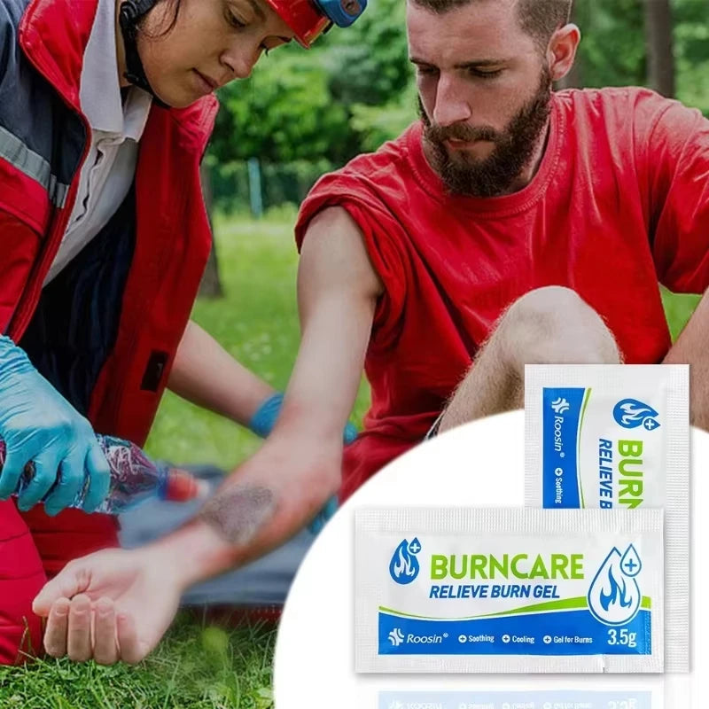 Emergency Burn Care Hydrogel Dressing Cooling Soothing Wound Gel for Burn Debridement First Aid