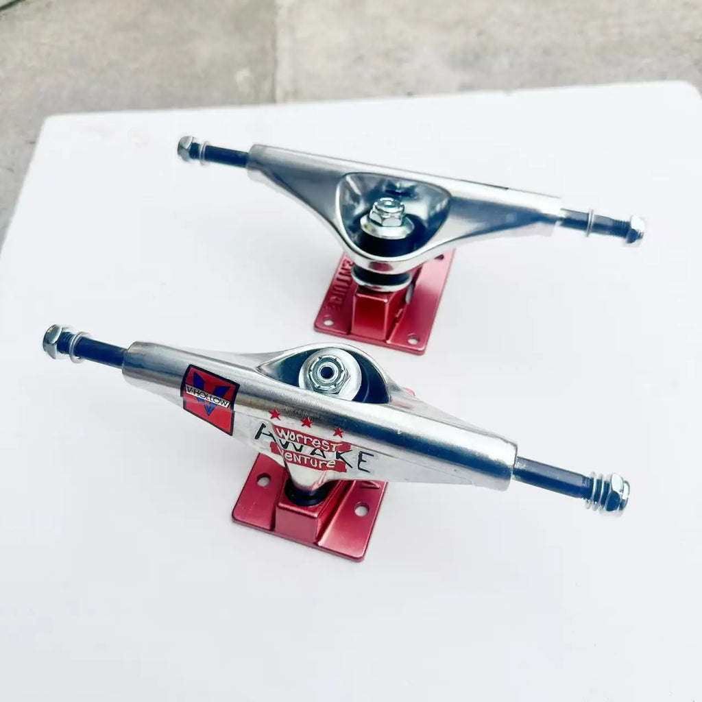 139mm Venture Skateboard Trucks Good Quality Aluminum Alloy Truck Carbon Steel Hollow Kingpin Skate Trucks