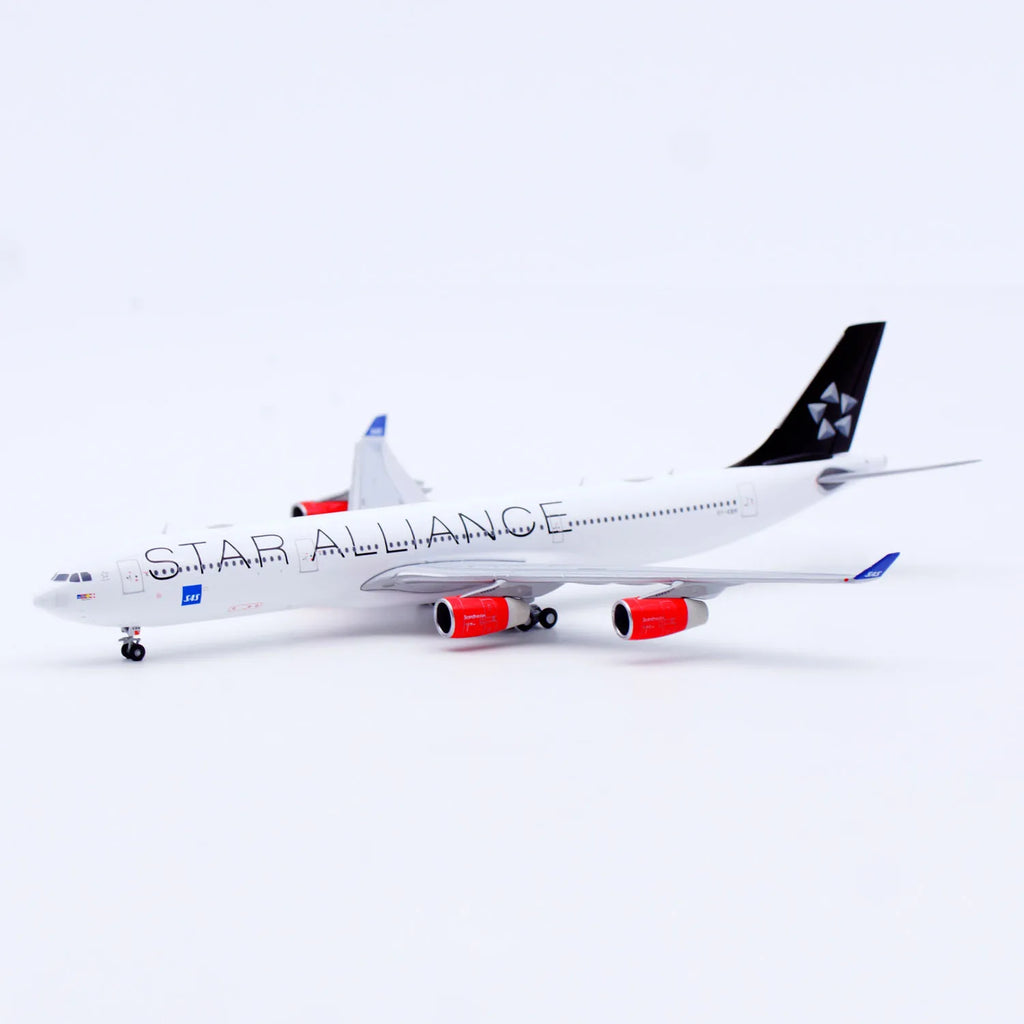 XX40642 Alloy Collectible Plane Gift JC Wings 1:400 SAS Scandinavian Airlines Airbus A340-300 Diecast Aircraft Jet Model OY-KBM