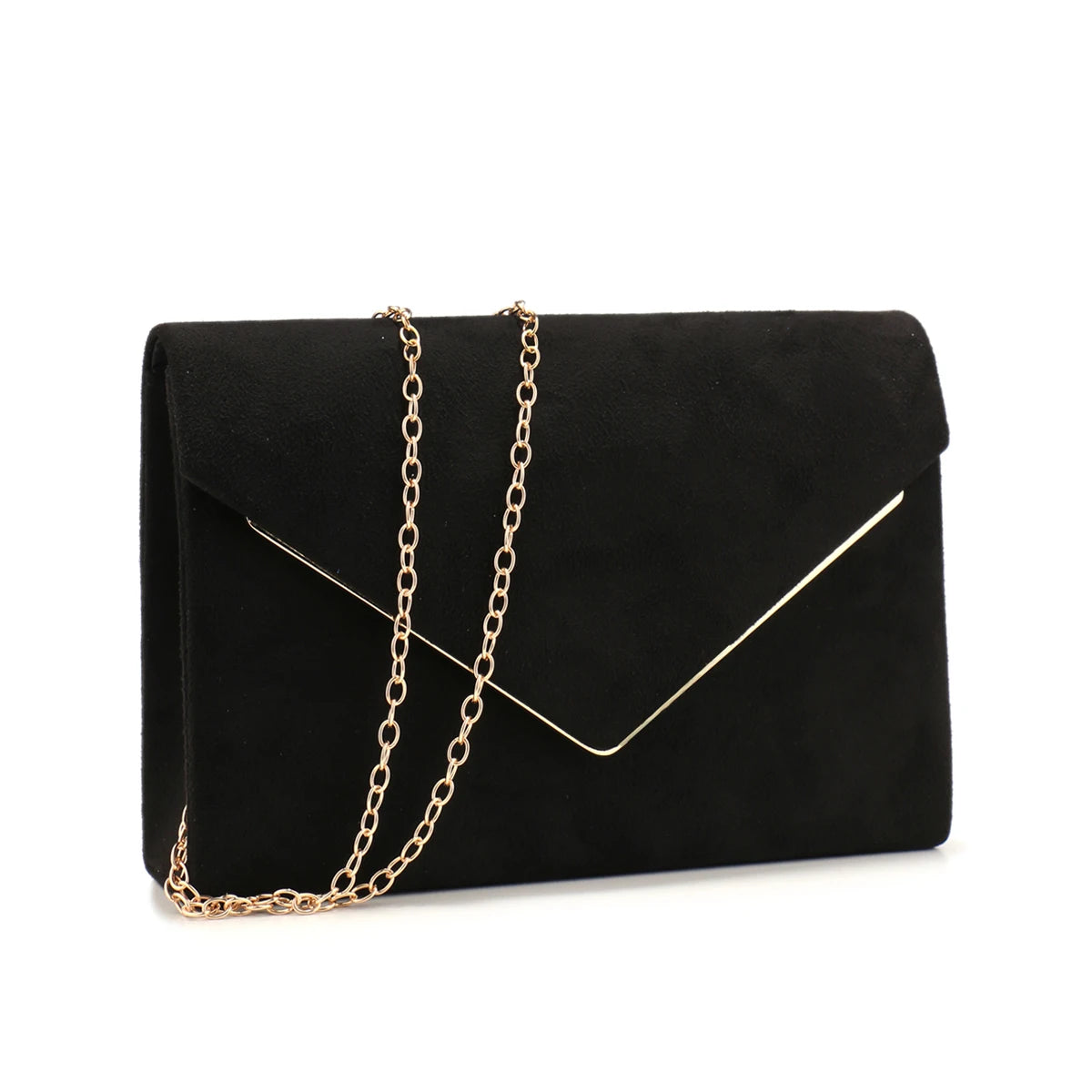 New Arrival Evening Bags Envelope Shaped Cover Golden Clutch Bags Velvet Vintage Pocket Money Bags Fahsion Lady Girl Best Prom
