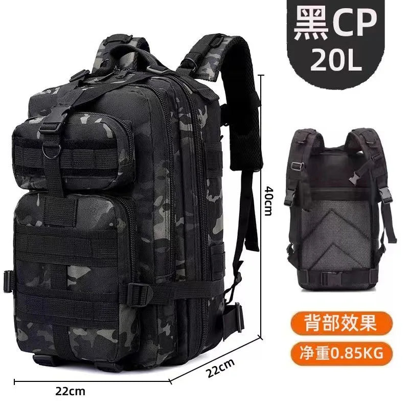 20L/45L 1680D Nylon Waterproof Trekking Fishing Hunting Bag Backpack Outdoor Rucksacks Tactical Sports Camping Hiking