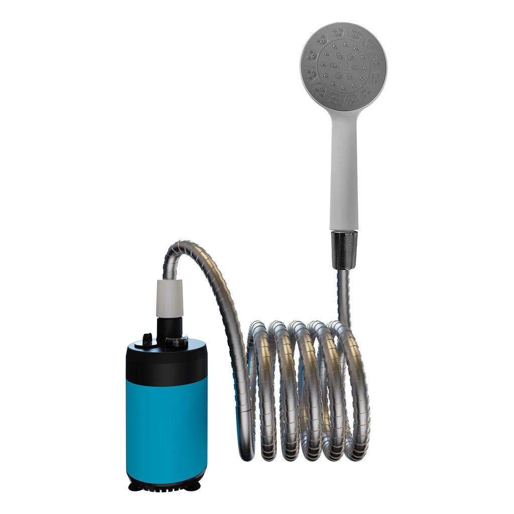 Camping Shower Handheld Electric Shower Battery Powered Compact Handheld Rechargeable Outdoor Camping Set