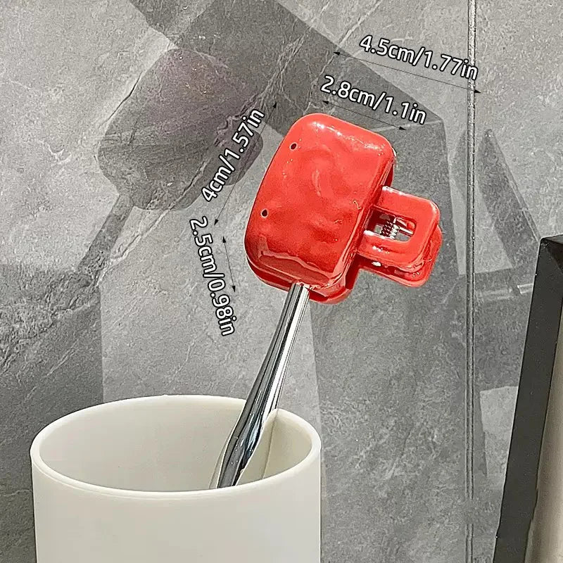1PC Dopamine Home Toothbrush Head Protective Cap Electric Toothbrush Storage Clip Convenient Travel Toothbrush Cover Clip