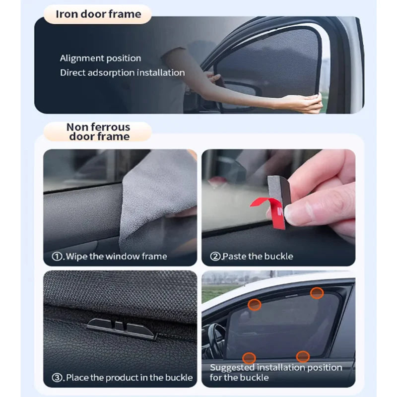 Car Sun Shades For Toyota Corolla E210 2020 2021 2022-2025 Sedan Sunshades Magnetic Heat Insulation Window Visor Accessories