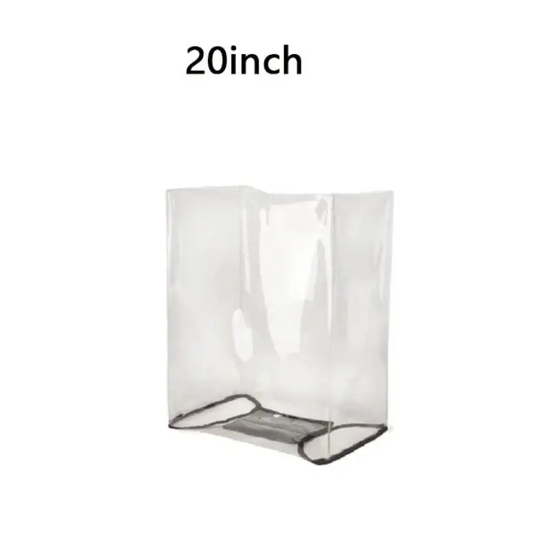 1Pc Transparent PVC Luggage Cover Protector - Universal Dustproof Scratch Resistant Suitcase Protector For 20-28in Travel Bags