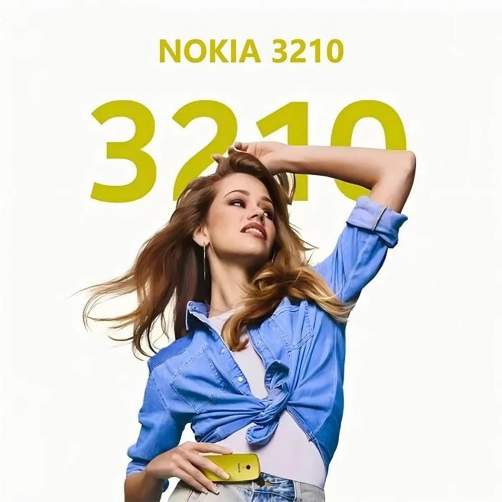 Nokia 3210 4G Backup Phone 2SIM Bluetooth 5.0 FM Radio 2.4-inch Type-C 2MP 1450mAh Bettery Nokia Backup Elderly Phone Unlock