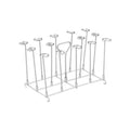 Stainless Steel Vertical 14 Skewer Rack For Air Fryer Oven Hanging Barbecue Stand Roast Meat String Holder Grilling Accessory