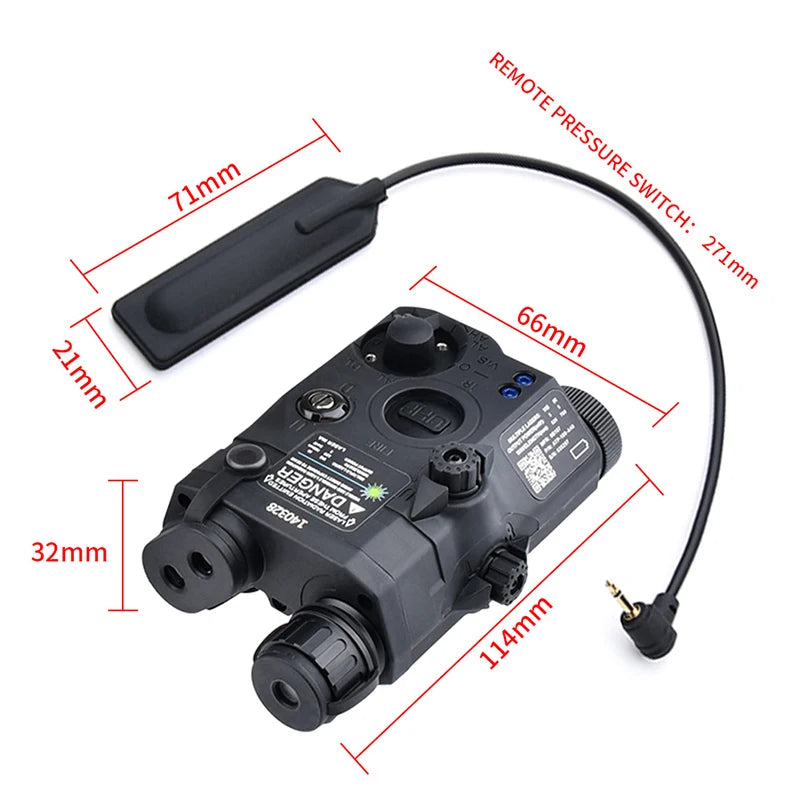 Tactical ATPIAL (LA-5C/PEQ UHP) Ultra High Power AN/PEQ-15 Scout LED Fit 20MM Rail Hunting Outdoor strong light flashlight