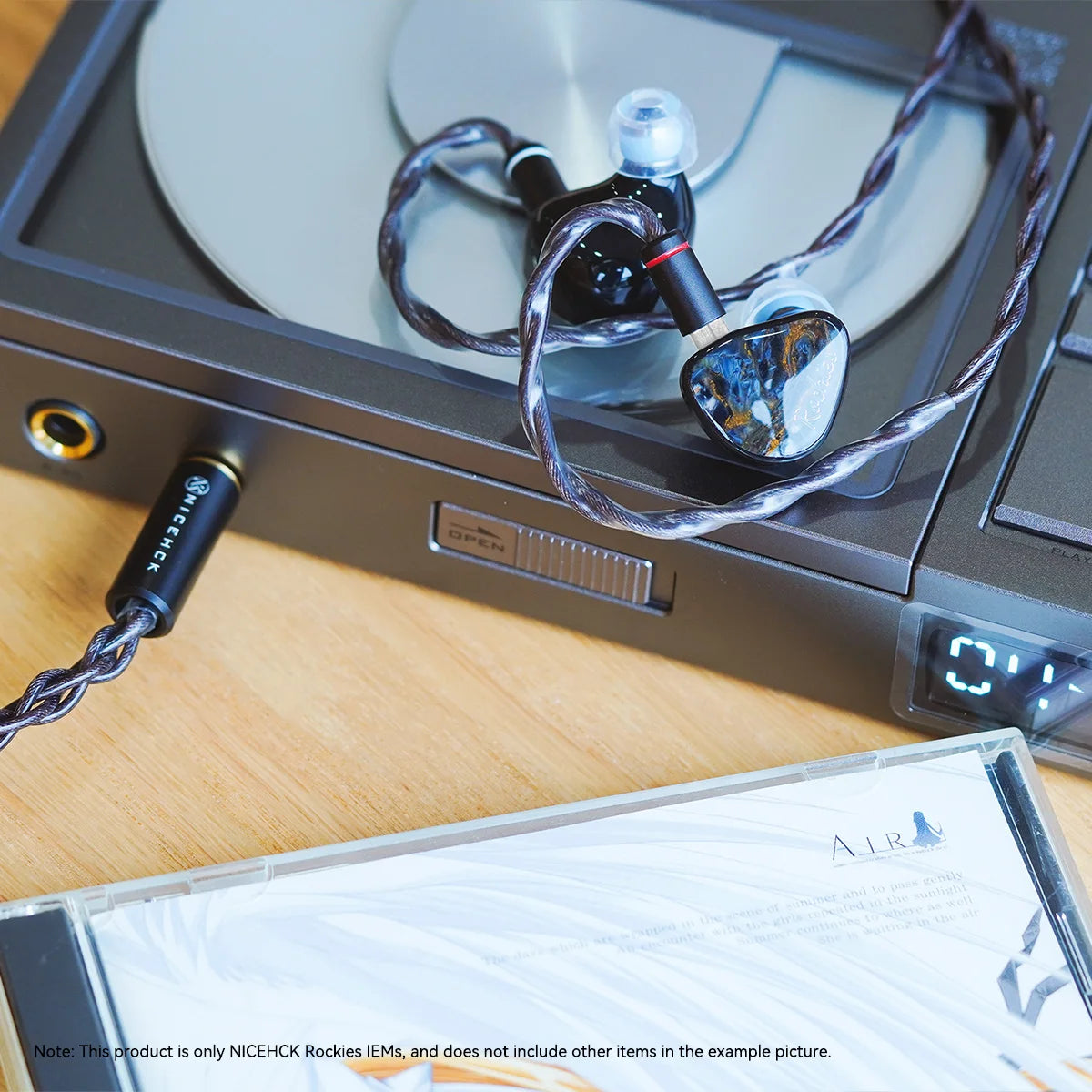 NICEHCK Rockies In Ear Monitor 1DD+2 Knowles BA+2 Sonion EST Hybrid Drivers 2-in-1 Plug Resin Shell 2Pin HiFi Earpho
