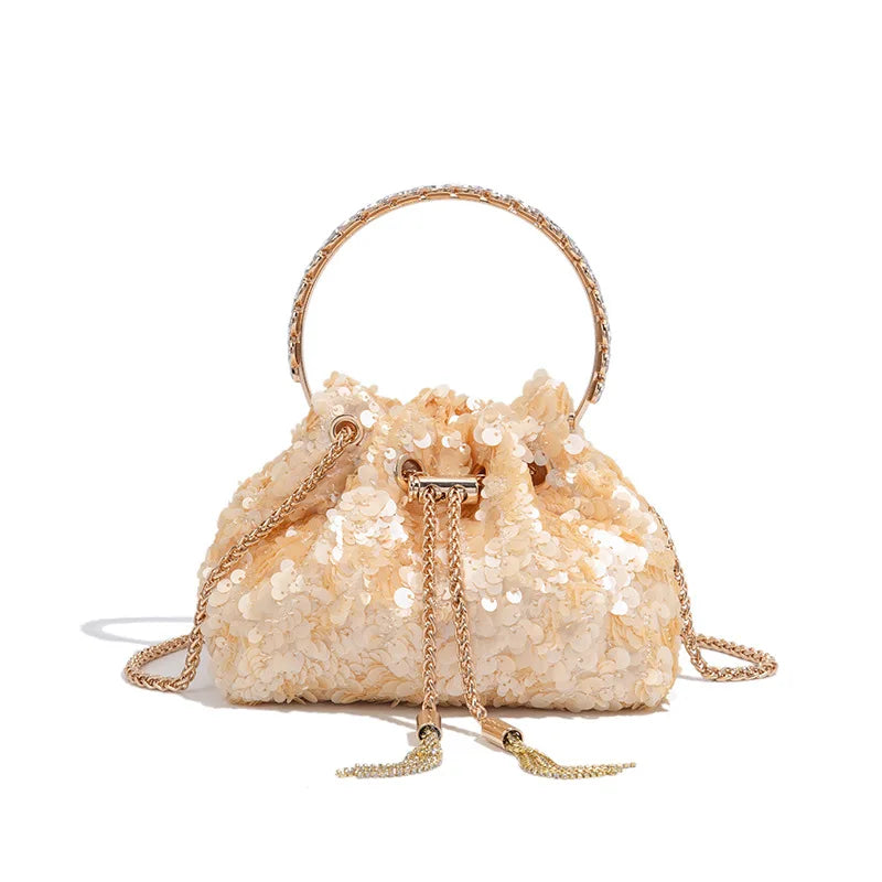 Luxury Designer Women Handbag Glitter Shiny Diamond Clutch Purse Wedding Party Banquet Bag Crystal Rhinestones Evening Bag