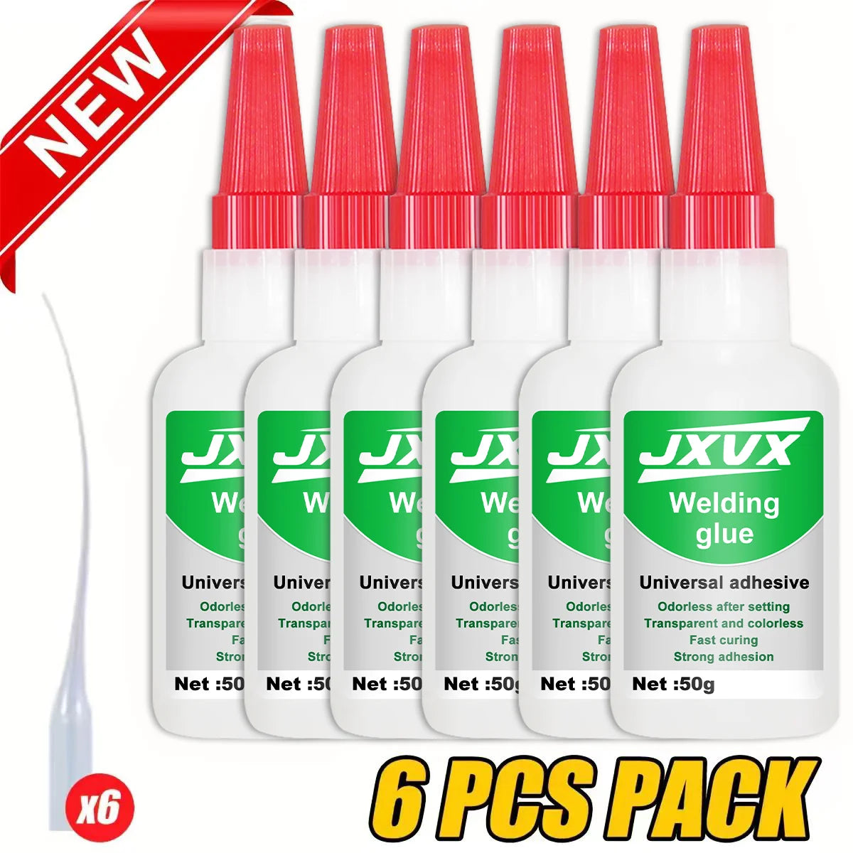 JXVX 50g high-strength welding oily adhesive-Universal Super Glue Strong Instant Glue metal glass ceramic resin.