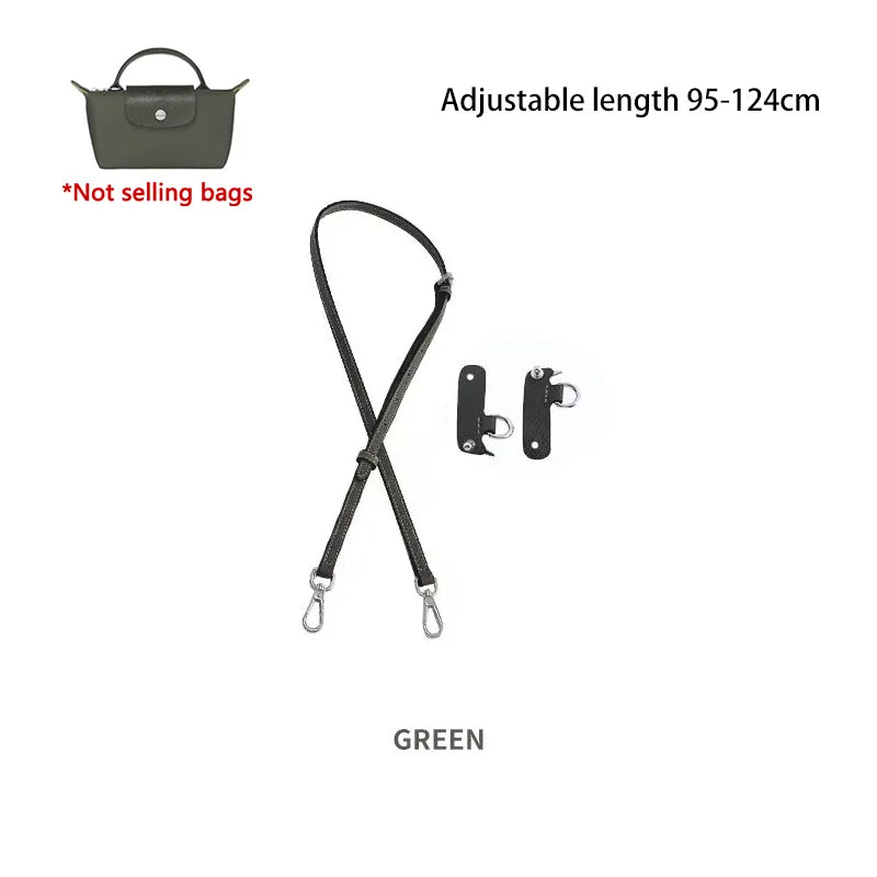 Mini Bags Leather Shoulder Strap Fit For Longchamp Mini Pouch Adjustable Crossbody Small Bag Accessories