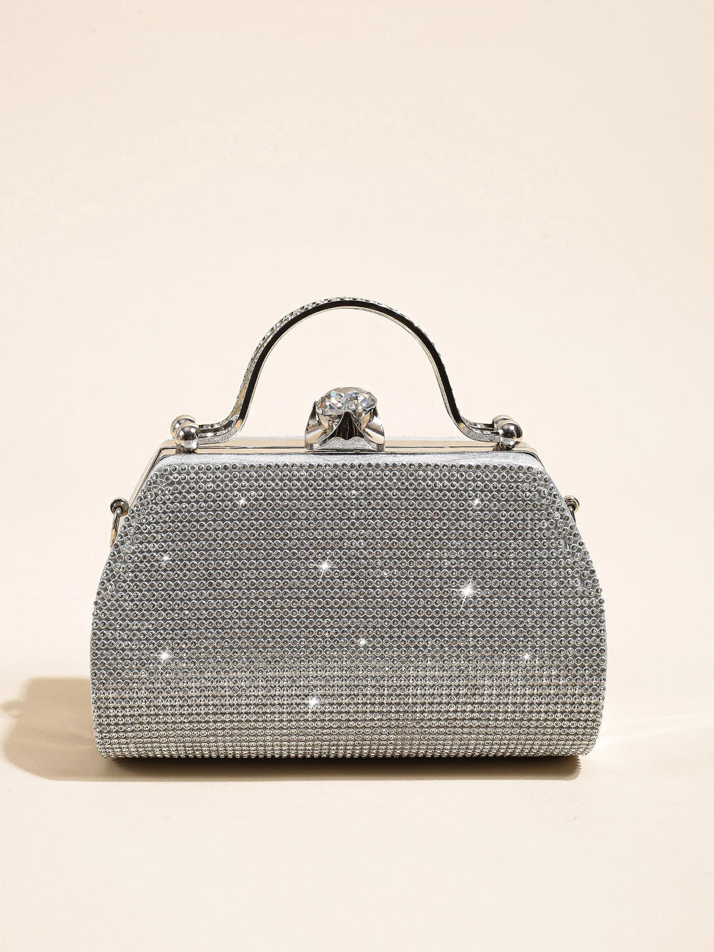 1 PC Glitter Women's Evening Bags Formal Party Clutches, Elegant Sparkling Crystal Clutch Purses Bride and Bridesmaid Handbag fo
