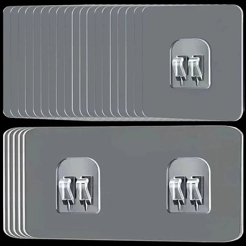 Waterproof Strong Adhesive Hook Shelf Sticker for Bathroom Kitchen Wall Shelf Rack Kitchen Sticking Wall Screw Hook Storage Rack