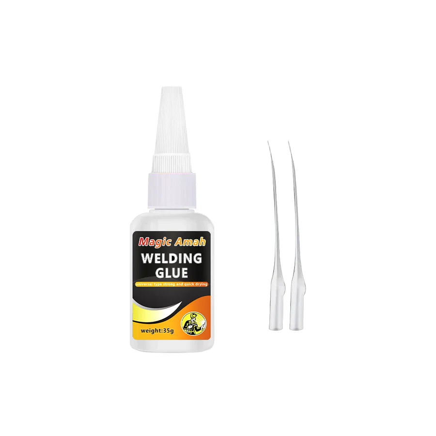 1/4PCS Welding Glue Strong Bonding Instant Drying Adhesive Instead of Welding for Metal Plastic Ceramic Wood Repair