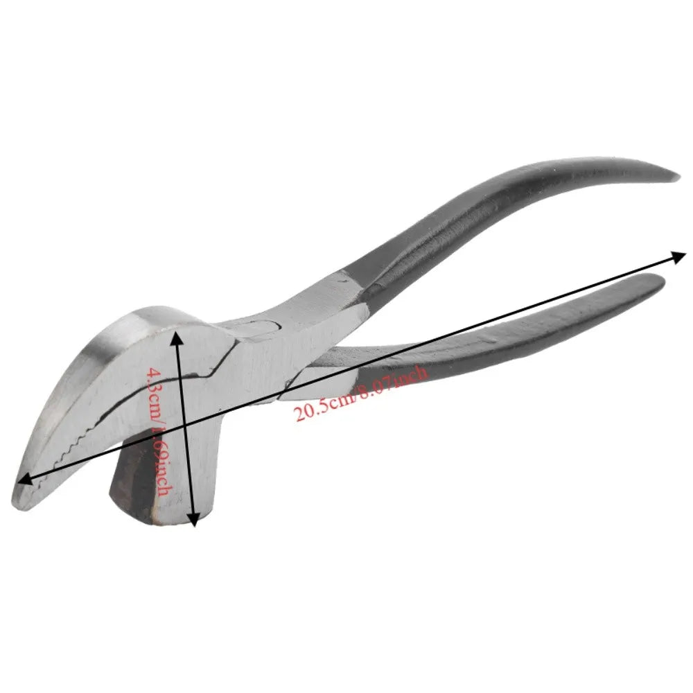 Professional Stainless Steel Leather Craft Tool Pincers Design Silver Cobbler Pliers Metal Hammer Shoemaking Pliers Shoemaking