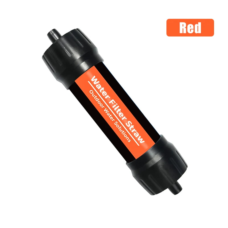 Westtune Outdoor Mini Water Filter Straw Camping Purification Portable Hiking Water Purifier for Survival or Emergency Supplies