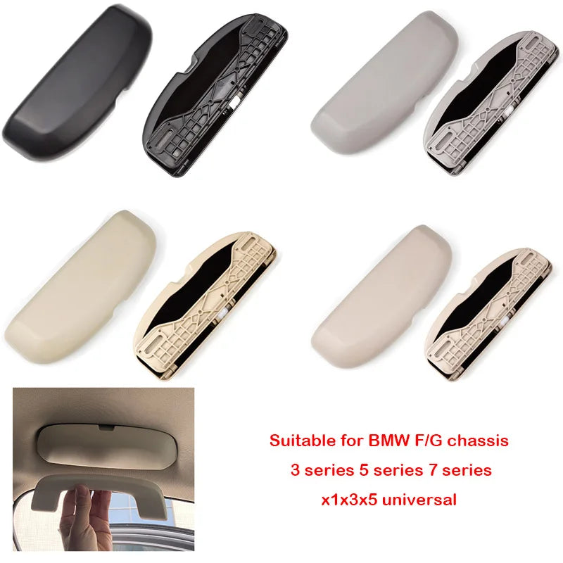Car Glasses Box Storage Holder Sunglasses Case for BMW X1 F48 E84 X3 F25 G01 X5 F15 F20 F30 G20 F10 G30 Serie 3 5 7 Accessories