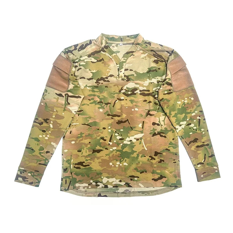 Velocity Style Rugby Shirt Quick Dry Tactical Long Sleeve T-Shirt CAG Love